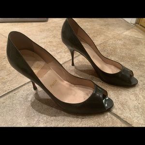 Christian Louboutin Peep Toe Pumps